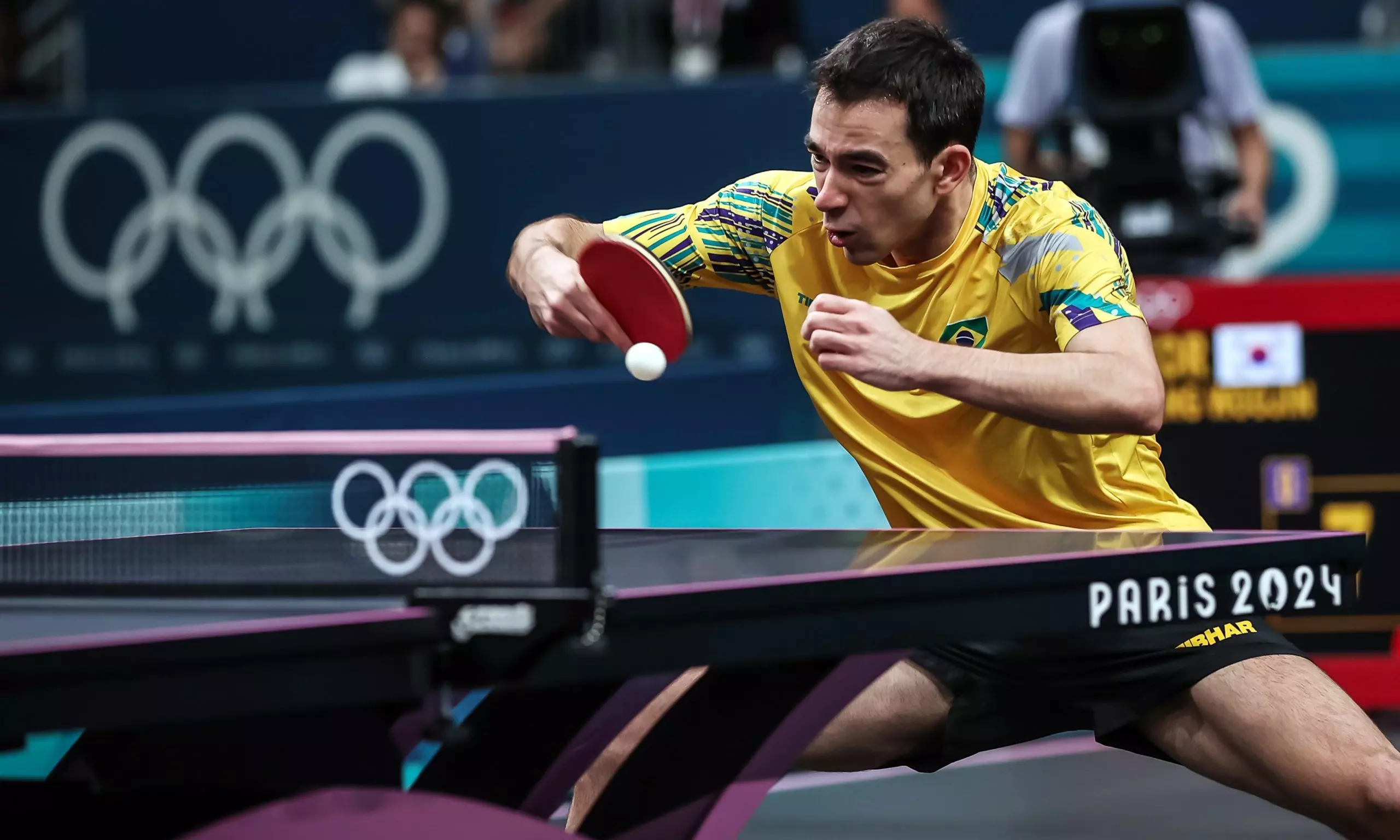 Calderano Cai na Semifinal: Busca pelo Bronze em Paris 2024